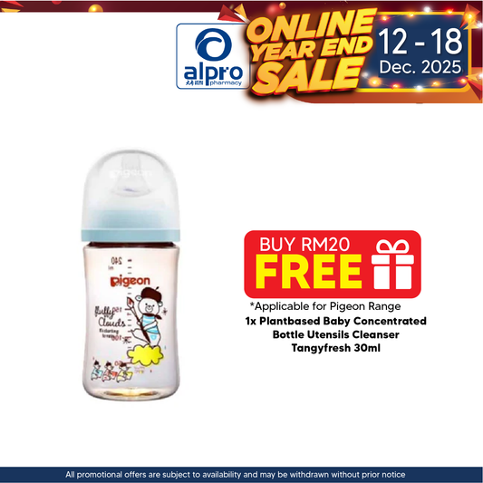 Pigeon Softouch PPSU Nursing Bottle 240ml 81340 Bear Alpro Pharmacy