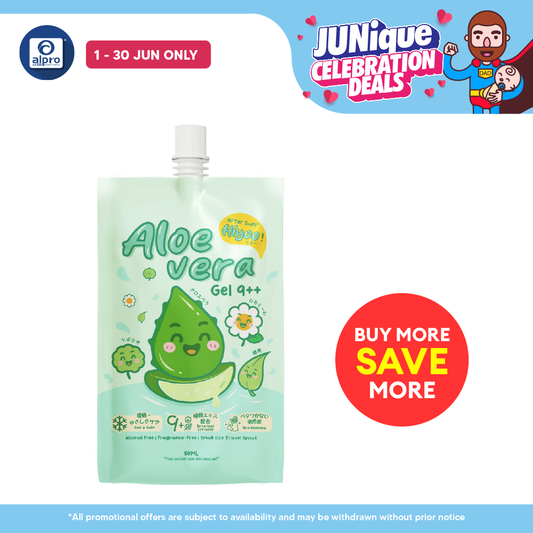GSO Mini Hiyoo Aloe Vera Gel 9++ 50ml | Lightweight and Fast-Absorbing GSO Miniature