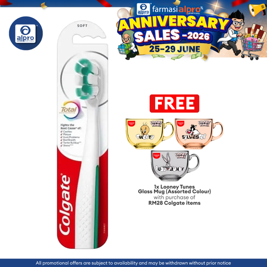 Colgate Total Foaming Clean Toothbrush Soft 1s| Provides Effective Cleaning Colgate
