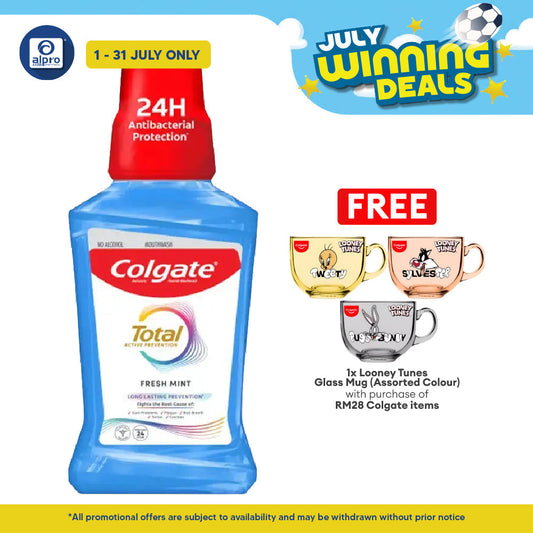 Colgate Mouthwash Total 500ml | Prevents and Reduces Cavities Colgate