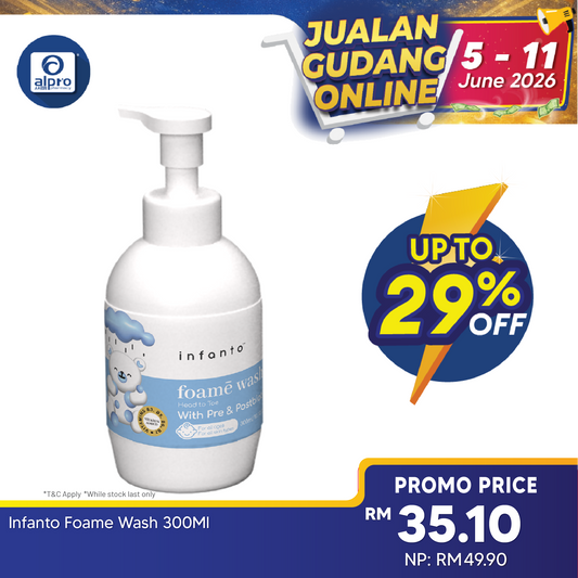 Infanto Foame Wash 300ml | Daily Head-To-Toe Infanto