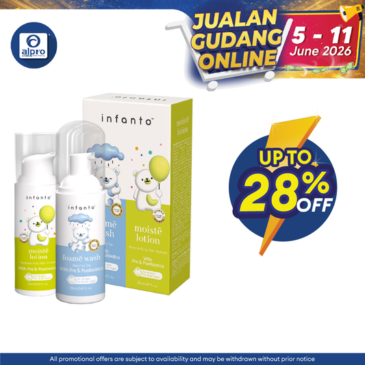 2 In 1 Combo - Infanto Foame Wash 50ml + Infanto Moiste Lotion 50ml Infanto