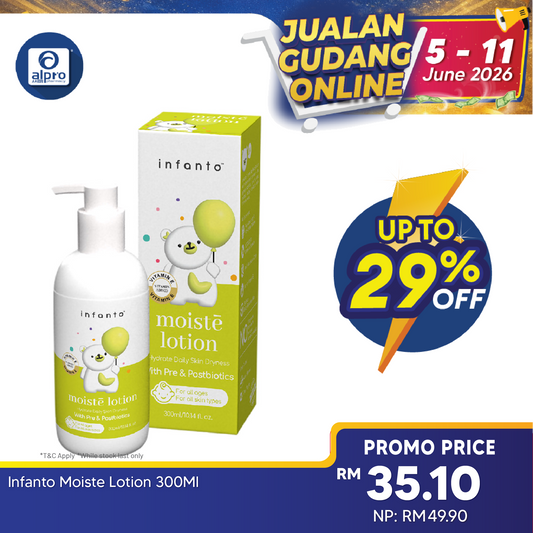 Infanto Moiste Lotion 300ml | Suitable for Newborns Infanto