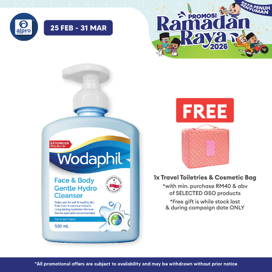 GSO Wodaphil Gentle Hydro Cleanser 500ml | Gentle & Effective GSO