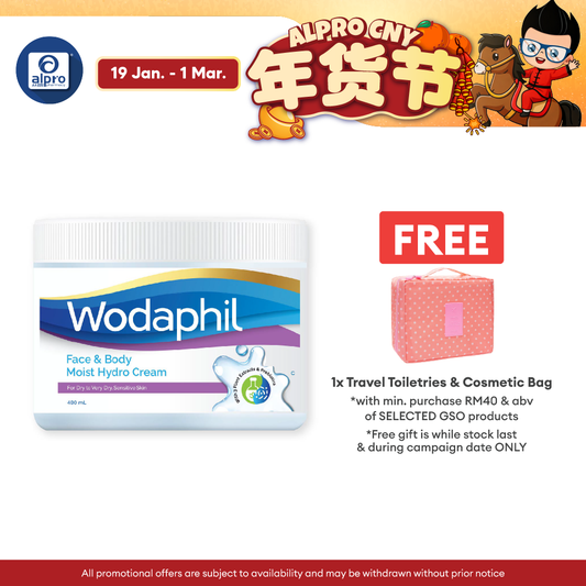 GSO Wodaphil Moist Hydro Cream 480ml | Long-Lasting Hydration