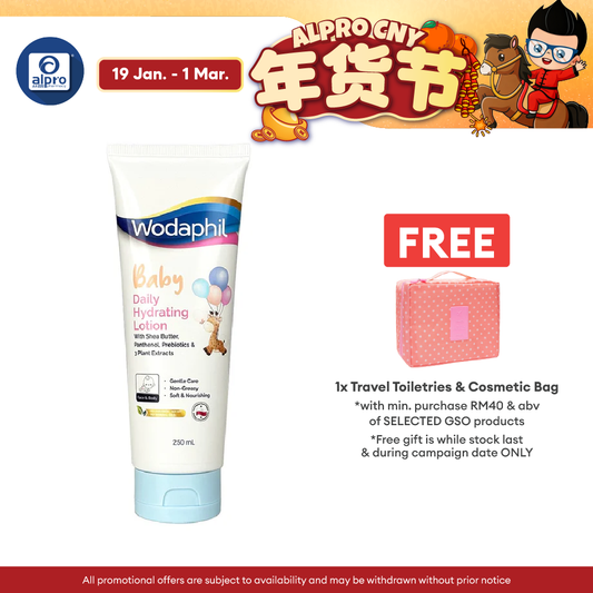 GSO Wodaphil Baby Daily Hydrating Lotion 250ml | Protection from Dryness
