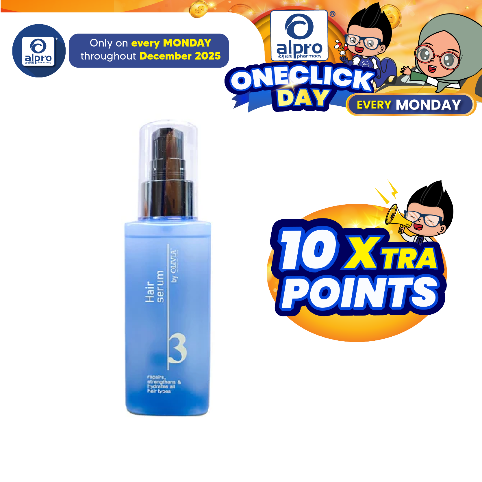 Olivia Hair Serum by Olivia 120ml | Restores & Repairs Dry Hair Olivia