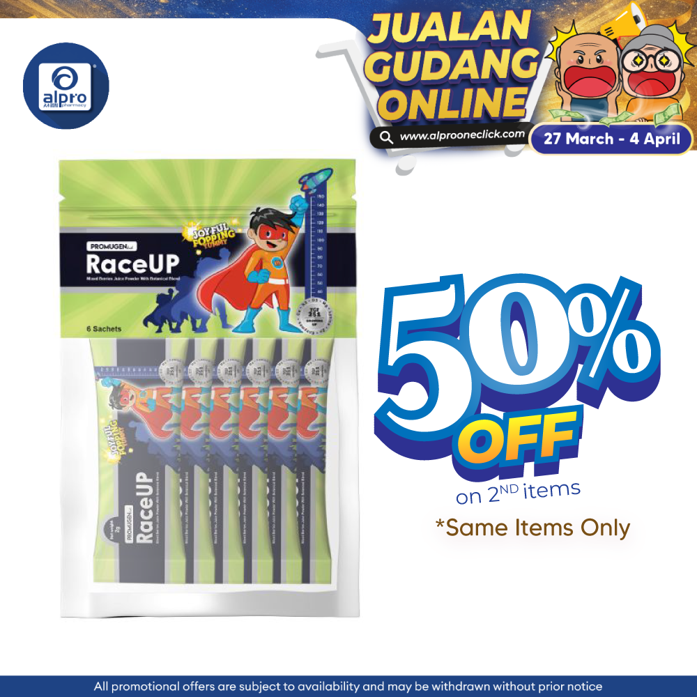 Promugen Kid Raceup 2g x 6s Pouch | Supports Optimal Growth Promugen