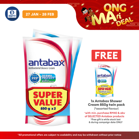 Antabax Shower Cream Fresh + Protect 850g ×2s Antabax
