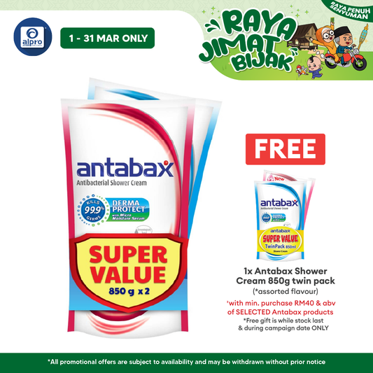 Antabax Shower Cream Fresh + Protect 850g ×2s Antabax