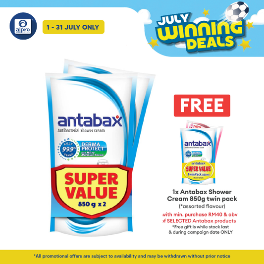Antabax Shower Cream Fresh + Fresh 850g ×2s Antabax