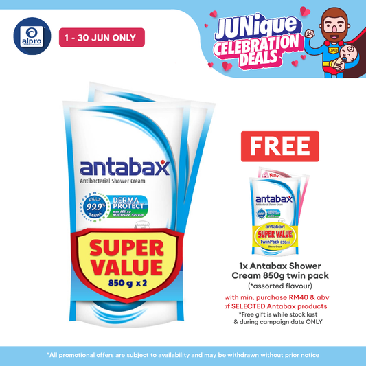 Antabax Shower Cream Fresh + Fresh 850g ×2s Antabax