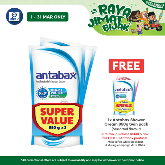 Antabax Shower Cream Fresh + Fresh 850g ×2s Antabax