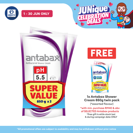 Antabax Shower Cream Sensitive + Sensitive 850g ×2s Antabax