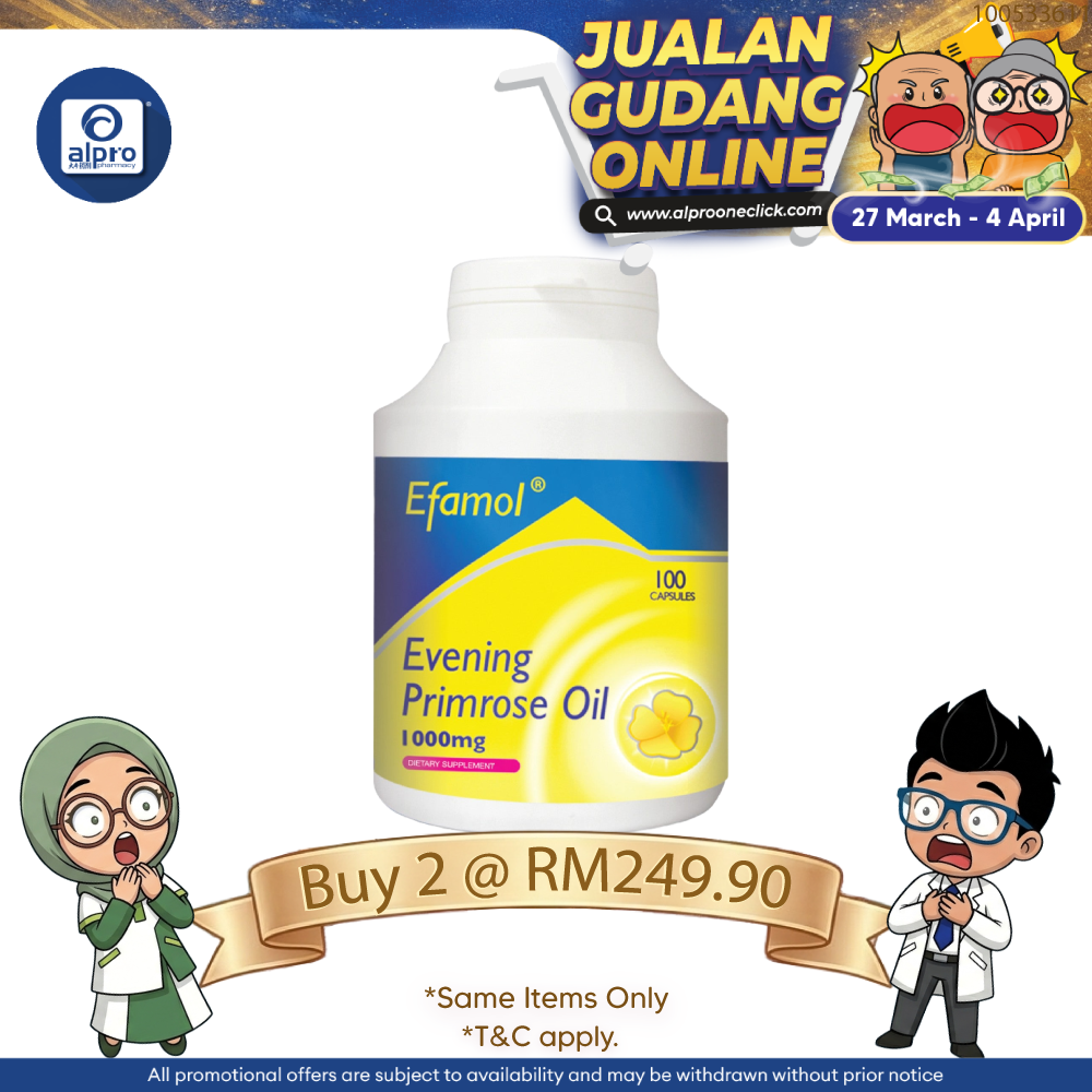 Bio-Life Efamol Evening Primrose Oil 1000mg 100s | Maintain General Well Being