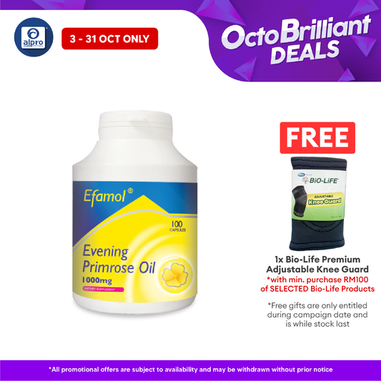 Bio-Life Efamol Evening Primrose Oil 1000mg 100s | Maintain General Well Being Bio-life