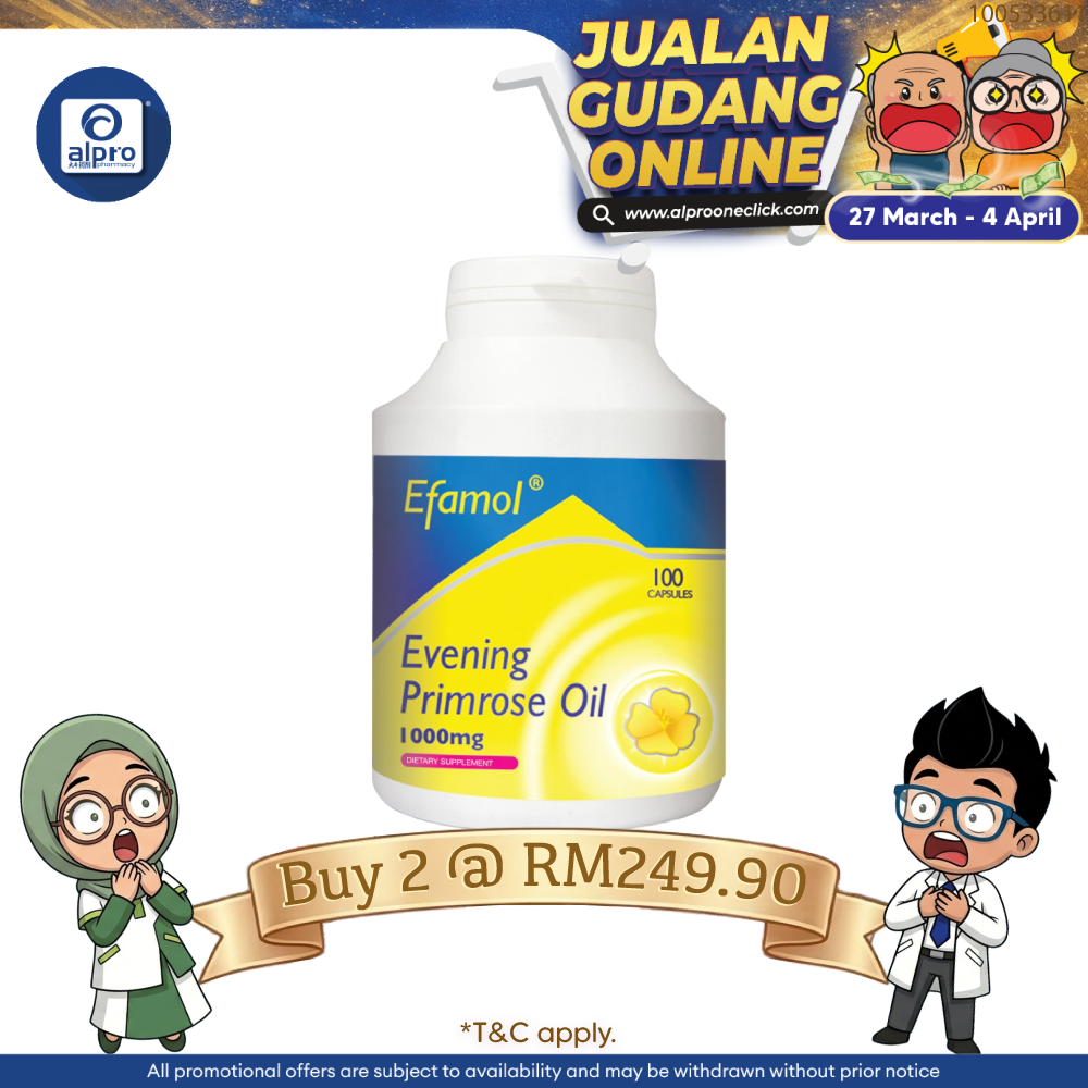 Bio-Life Efamol Evening Primrose Oil 1000mg 100s | Maintain General Well Being