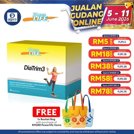Powerlife Diatrim3 15s | Supports Sugar Control Powerlife