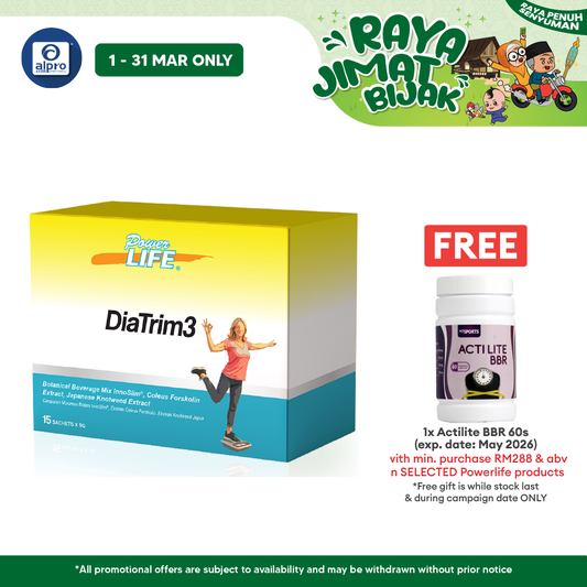 Powerlife Diatrim3 15s | Supports Sugar Control Powerlife