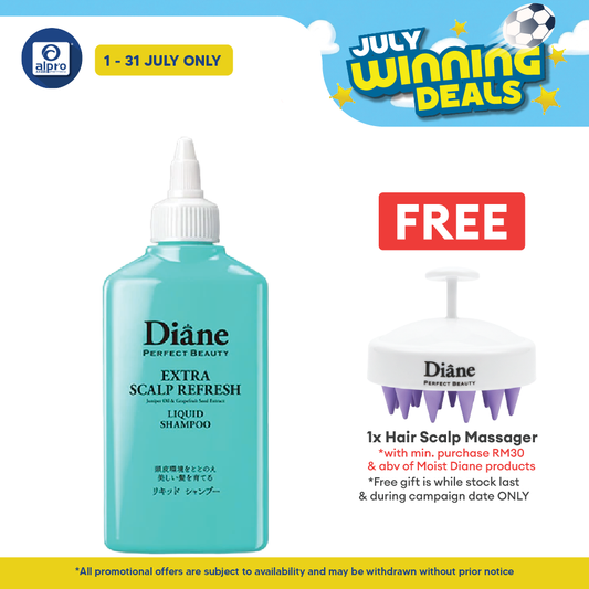 Moist Diane Perfect Beauty Extra Scalp Refresh Liquid Shampoo 240ml | Soothing & Odor Control Moist Diane
