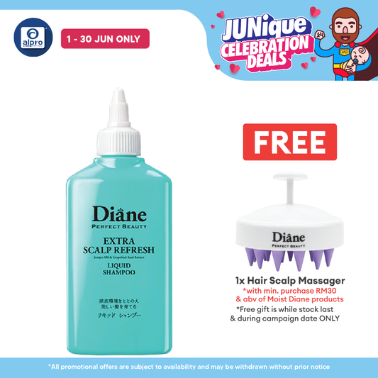 Moist Diane Perfect Beauty Extra Scalp Refresh Liquid Shampoo 240ml | Soothing & Odor Control Moist Diane