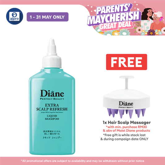 Moist Diane Perfect Beauty Extra Scalp Refresh Liquid Shampoo 240ml | Soothing & Odor Control Moist Diane