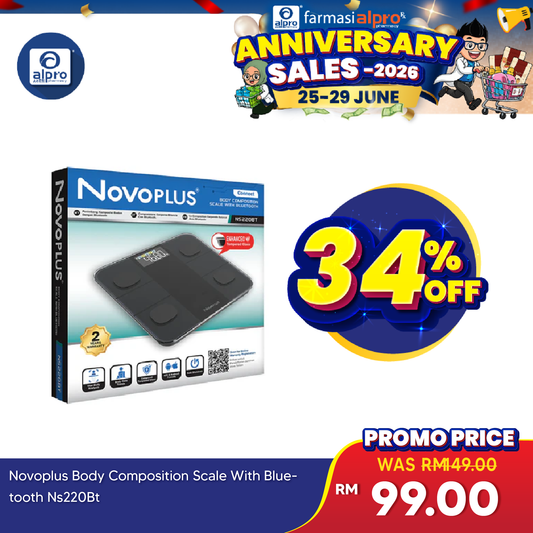 Novoplus Body Composition Scale with Bluetooth NS220BT Novoplus