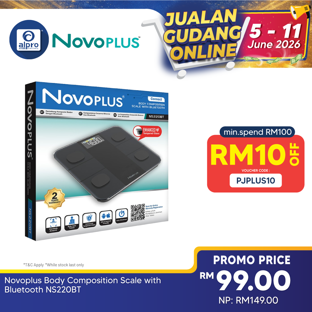 Novoplus Body Composition Scale with Bluetooth NS220BT Novoplus