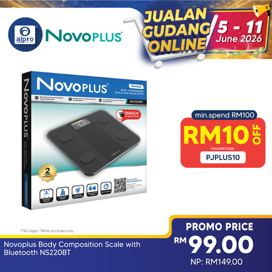 Novoplus Body Composition Scale with Bluetooth NS220BT Novoplus