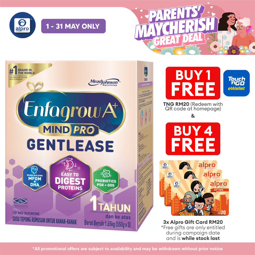 Enfagrow A+ Gentlease 1-3y 1.65kg Enfagrow