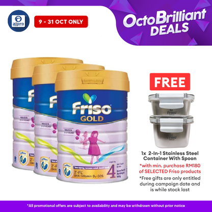 Friso Gold Step 4 3x900g| Supports Child Overall Growth Alpro Pharmacy