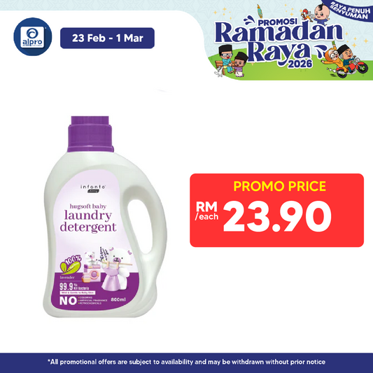 Infanto Living Hugsoft Baby Laundry Detergent 800ml Infanto