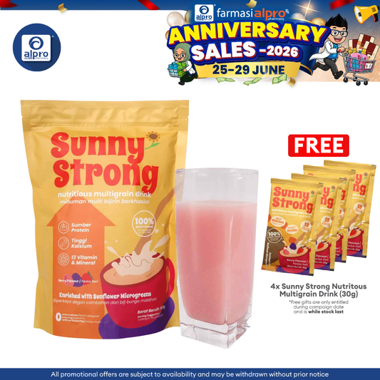Sunny Strong Nutritious Multigrain Drink 900g | Low Sugar Daily Energy & Vitamins Sunny Strong