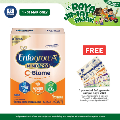 Enfagrow A+ MindPRO C-Biome 1.425kg | Support Strong Immune System Alpro Pharmacy