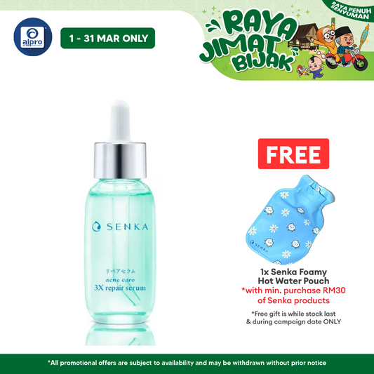 Senka Acne Care 3x Repair Serum 30ml | Reduce & Repair Acne Alpro Pharmacy