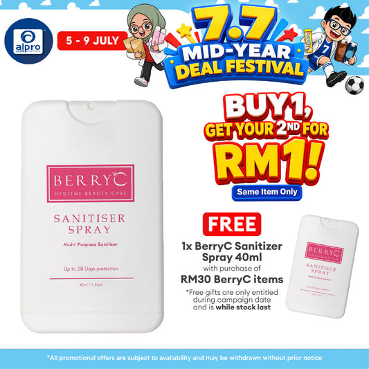 (TLB) Berry C Sanitizer Spray 40ml | Non-Alcohol Sanitizer Berry C