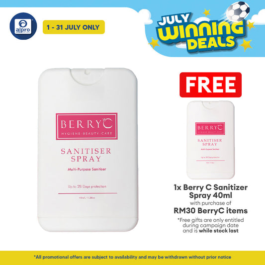 (TLB) Berry C Sanitizer Spray 40ml | Non-Alcohol Sanitizer Berry C
