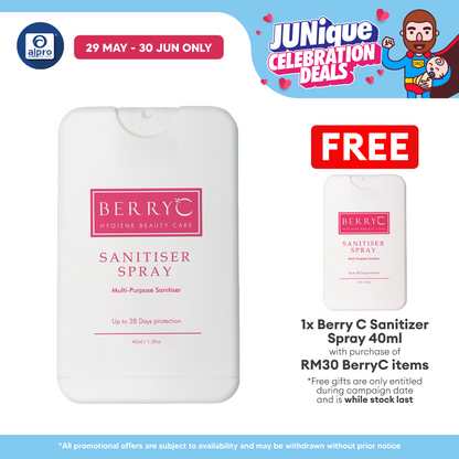 (TLB) Berry C Sanitizer Spray 40ml | Non-Alcohol Sanitizer Berry C