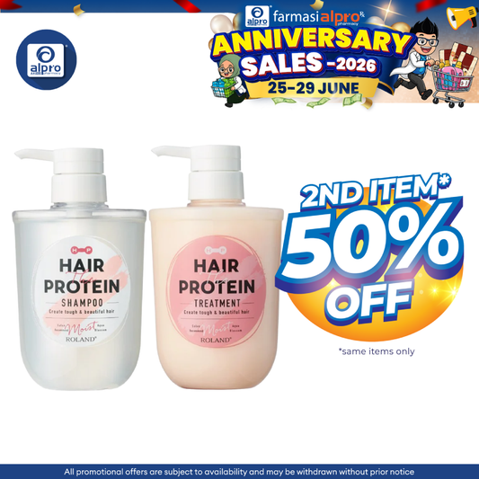 Hair The Protein Moist (Shampoo/ Treatment) 460mL | Strengthen & Repair Hair Hair The Protein