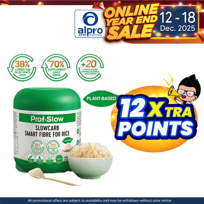 Prof. Slow Smart Fibre for Rice 300g | Maintain Stable Post-Meal Blood Sugar Levels Prof. Slow