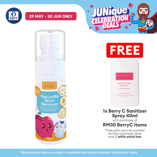 BerryC Naturalle Stain Remover 50mL | Effective Solution for Removing Stains Berry C