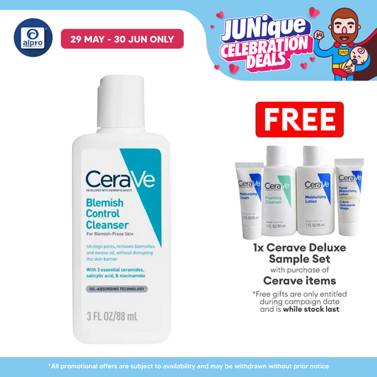 CeraVe Acne Blemish Control Cleanser 88mL | Reduce Blackheads & Improve Pores Cerave