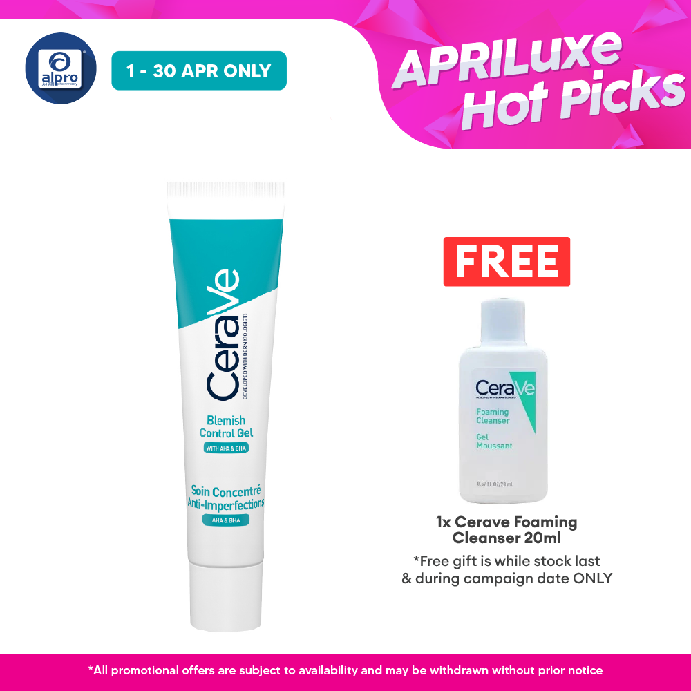 Cerave Acne Blemish Control Gel 40mL | Prevents New Acne Breakout Cerave