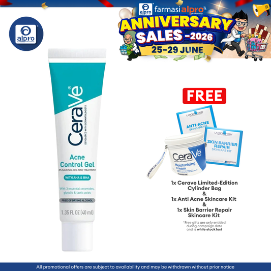 CeraVe Acne Blemish Control Gel 40mL | Prevents New Acne Breakout Cerave
