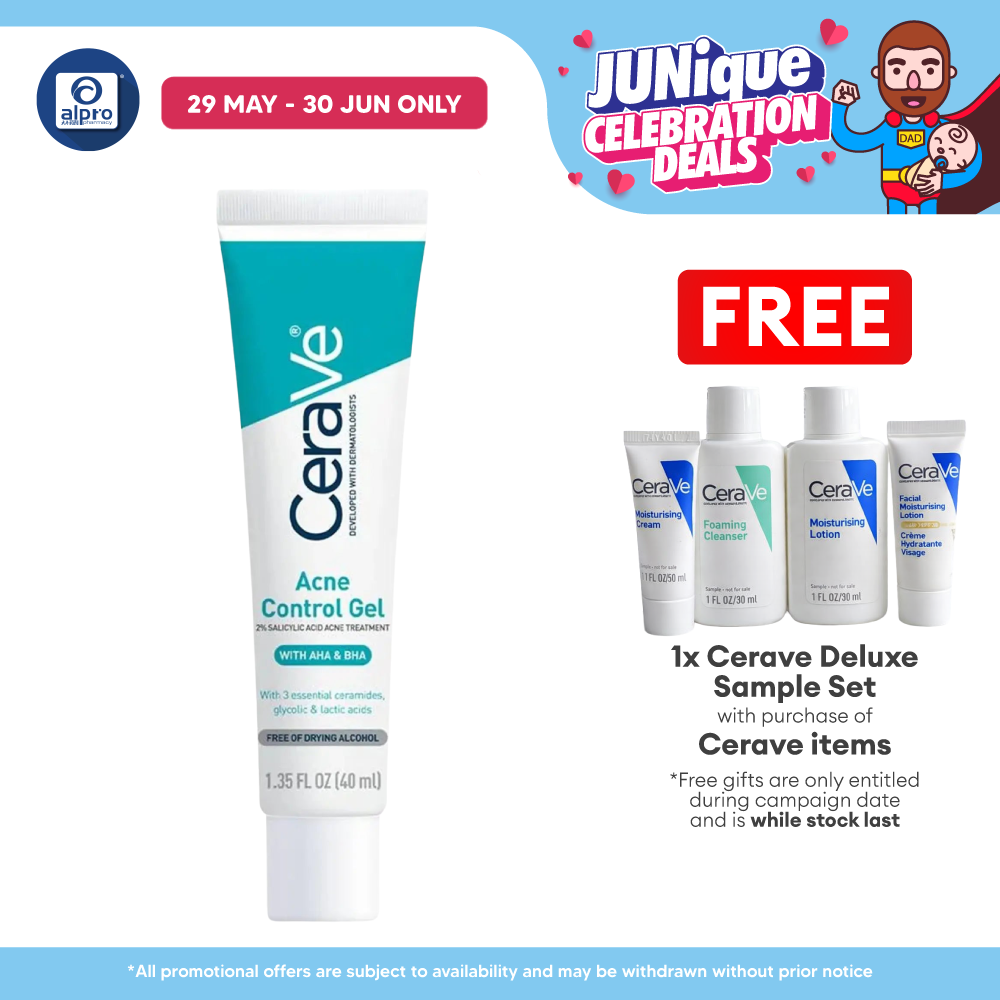 CeraVe Acne Blemish Control Gel 40mL | Prevents New Acne Breakout Cerave