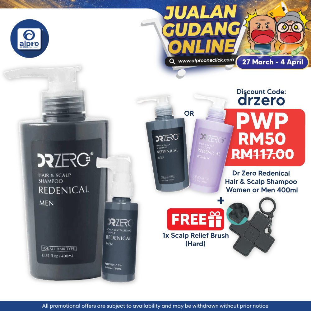 Dr Zero Trial Treatment for Men | Reduce Hair Excess Sebum Secretion