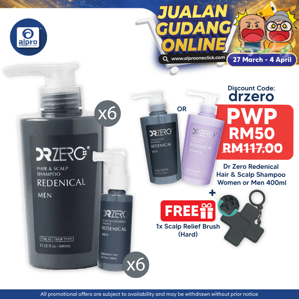 Dr Zero 6 Months Treatment for Men | Reduce Hair Excess Sebum Secretion