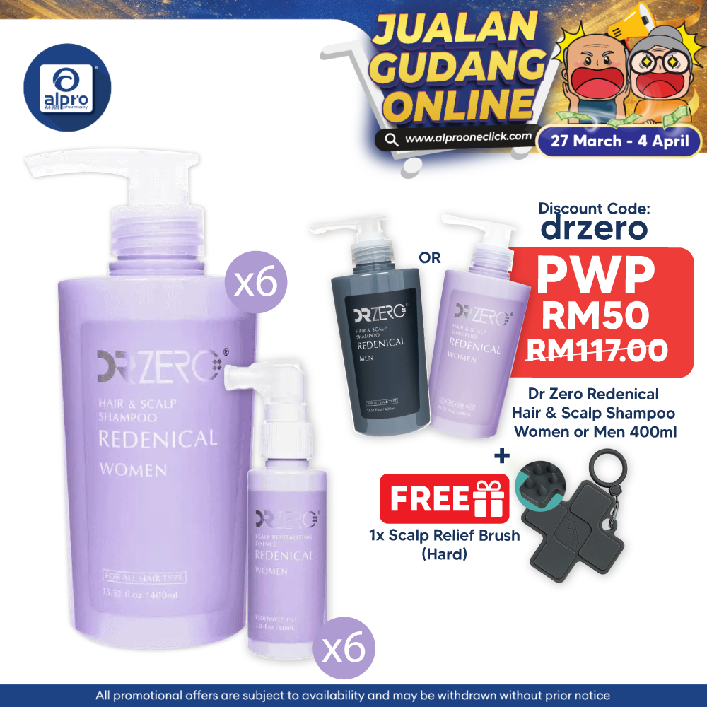 Dr Zero 6 Months Treatment for Women | Anti-Hair Loss & Prevent Dry Scalp