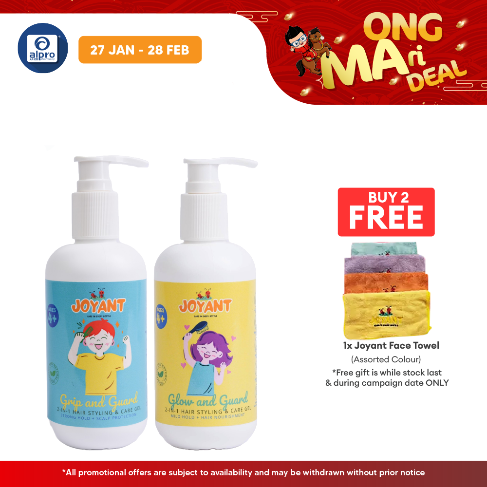 Joyant 2-In-1 Hair Styling Gel (Grip and Guard/ Glow and Guard) 240g | Promotes Healthy Hair Growth Joyant