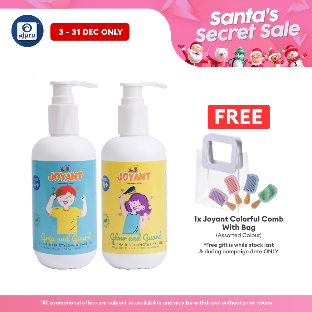 Joyant 2-In-1 Hair Styling Gel (Grip and Guard/ Glow and Guard) 240g | Promotes Healthy Hair Growth Joyant